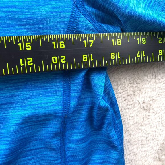 Tek Gear Mens Activewear Top Small Short Sleev DryTek Blue Athletic T-Shirt - Picture 5 of 9